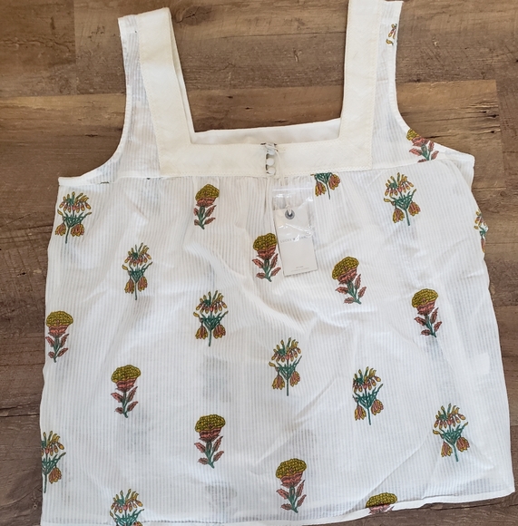 NWT XL Lucky Brand Square Neck Tank Top - Picture 4 of 7